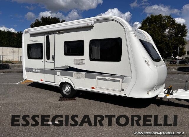 HOBBY EXCELLENT 455 UF CLIMA E MOVER CARAVAN 4 POSTI 2012 1.250 KG pieno