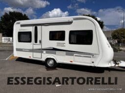 HOBBY EXCELLENT 455 UF CLIMA E MOVER CARAVAN 4 POSTI 2012 1.250 KG pieno