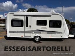 HOBBY EXCELLENT 455 UF CLIMA E MOVER CARAVAN 4 POSTI 2012 1.250 KG pieno