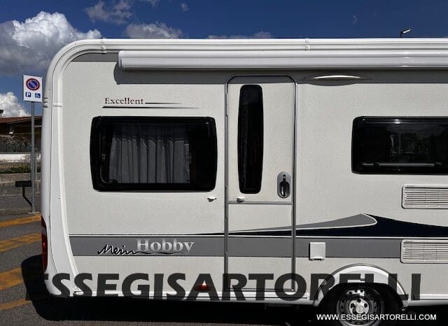 HOBBY EXCELLENT 455 UF CLIMA E MOVER CARAVAN 4 POSTI 2012 1.250 KG pieno