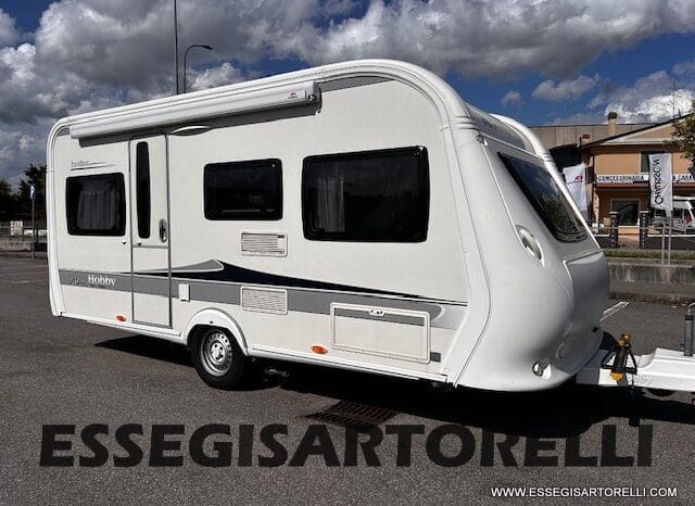 HOBBY EXCELLENT 455 UF CLIMA E MOVER CARAVAN 4 POSTI 2012 1.250 KG pieno