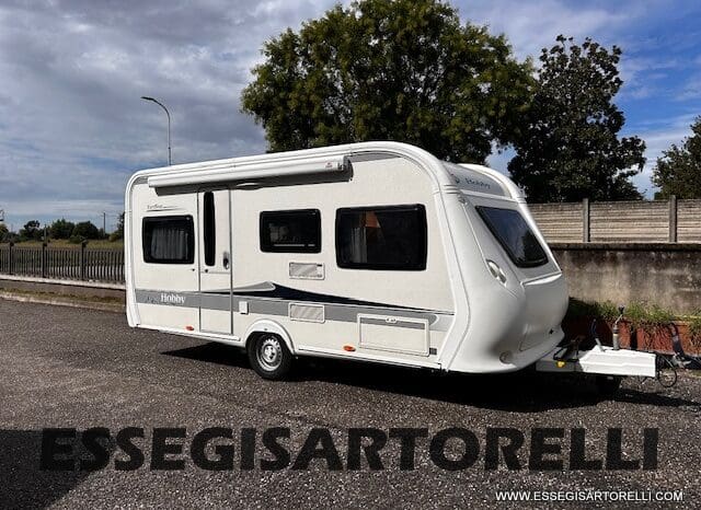 HOBBY EXCELLENT 455 UF CLIMA E MOVER CARAVAN 4 POSTI 2012 1.250 KG pieno