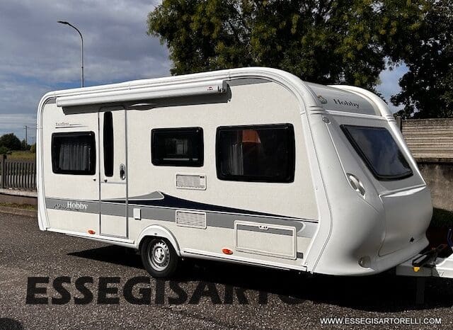 HOBBY EXCELLENT 455 UF CLIMA E MOVER CARAVAN 4 POSTI 2012 1.250 KG pieno