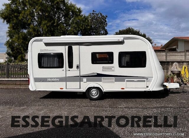 HOBBY EXCELLENT 455 UF CLIMA E MOVER CARAVAN 4 POSTI 2012 1.250 KG pieno