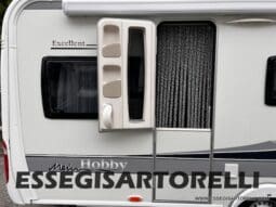 HOBBY EXCELLENT 455 UF CLIMA E MOVER CARAVAN 4 POSTI 2012 1.250 KG pieno