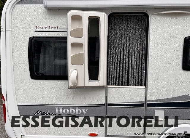 HOBBY EXCELLENT 455 UF CLIMA E MOVER CARAVAN 4 POSTI 2012 1.250 KG pieno