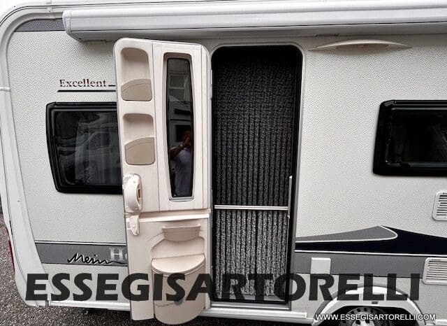 HOBBY EXCELLENT 455 UF CLIMA E MOVER CARAVAN 4 POSTI 2012 1.250 KG pieno