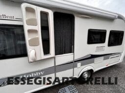 HOBBY EXCELLENT 455 UF CLIMA E MOVER CARAVAN 4 POSTI 2012 1.250 KG pieno
