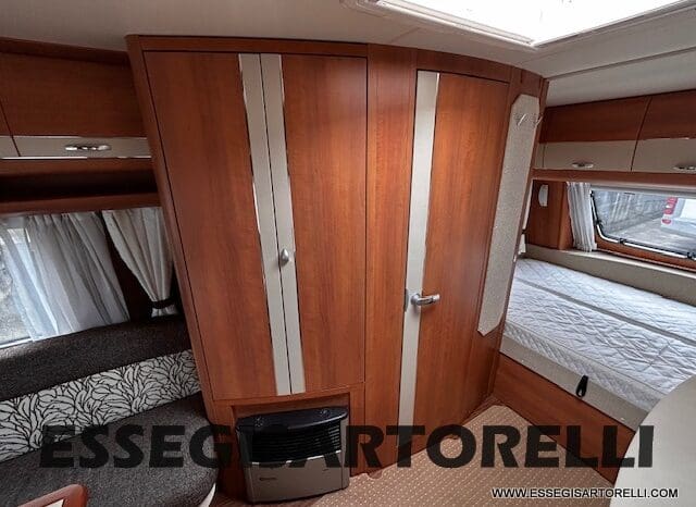 HOBBY EXCELLENT 455 UF CLIMA E MOVER CARAVAN 4 POSTI 2012 1.250 KG pieno