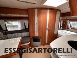 HOBBY EXCELLENT 455 UF CLIMA E MOVER CARAVAN 4 POSTI 2012 1.250 KG pieno