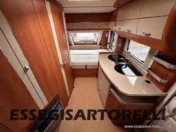 HOBBY EXCELLENT 455 UF CLIMA E MOVER CARAVAN 4 POSTI 2012 1.250 KG pieno