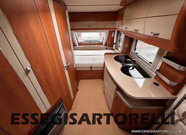 HOBBY EXCELLENT 455 UF CLIMA E MOVER CARAVAN 4 POSTI 2012 1.250 KG pieno