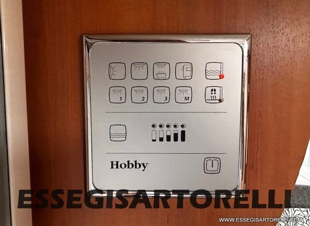 HOBBY EXCELLENT 455 UF CLIMA E MOVER CARAVAN 4 POSTI 2012 1.250 KG pieno