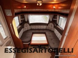 HOBBY EXCELLENT 455 UF CLIMA E MOVER CARAVAN 4 POSTI 2012 1.250 KG pieno