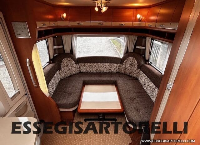 HOBBY EXCELLENT 455 UF CLIMA E MOVER CARAVAN 4 POSTI 2012 1.250 KG pieno