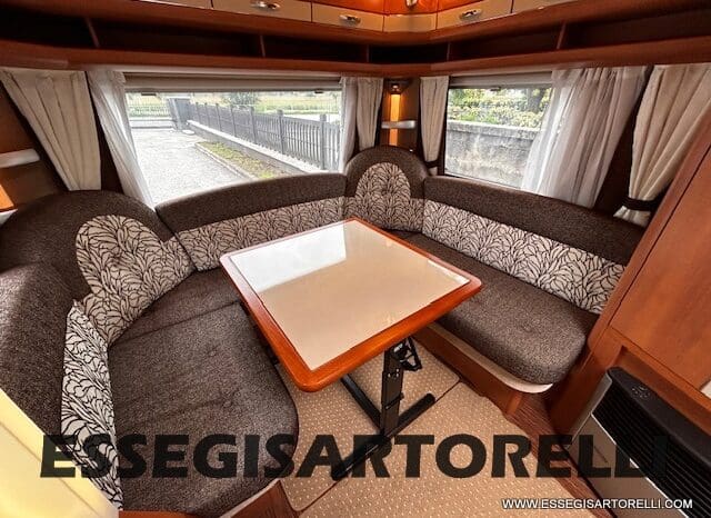 HOBBY EXCELLENT 455 UF CLIMA E MOVER CARAVAN 4 POSTI 2012 1.250 KG pieno