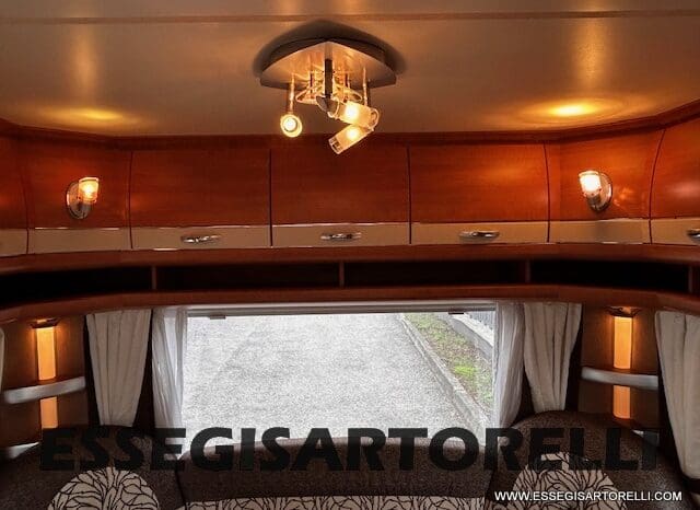 HOBBY EXCELLENT 455 UF CLIMA E MOVER CARAVAN 4 POSTI 2012 1.250 KG pieno