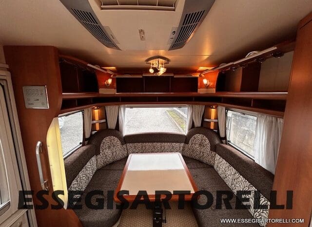 HOBBY EXCELLENT 455 UF CLIMA E MOVER CARAVAN 4 POSTI 2012 1.250 KG pieno