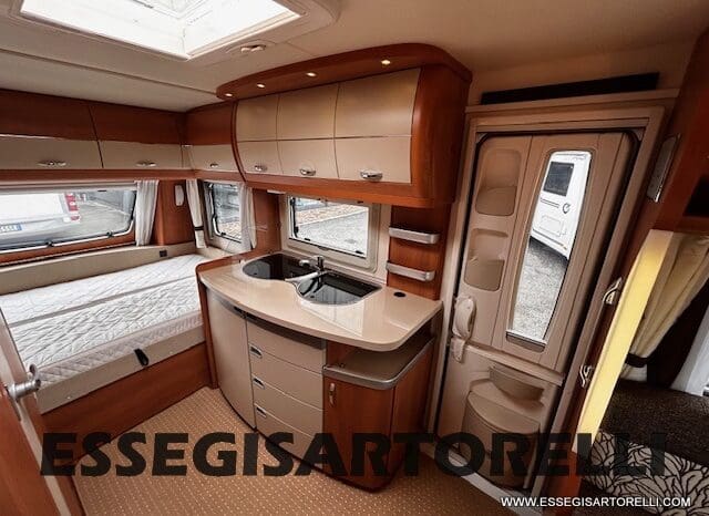 HOBBY EXCELLENT 455 UF CLIMA E MOVER CARAVAN 4 POSTI 2012 1.250 KG pieno