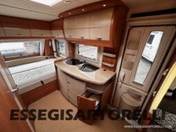 HOBBY EXCELLENT 455 UF CLIMA E MOVER CARAVAN 4 POSTI 2012 1.250 KG pieno
