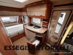 HOBBY EXCELLENT 455 UF CLIMA E MOVER CARAVAN 4 POSTI 2012 1.250 KG pieno