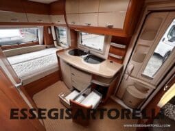 HOBBY EXCELLENT 455 UF CLIMA E MOVER CARAVAN 4 POSTI 2012 1.250 KG pieno
