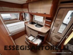 HOBBY EXCELLENT 455 UF CLIMA E MOVER CARAVAN 4 POSTI 2012 1.250 KG pieno