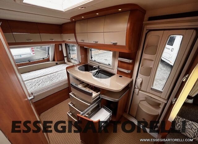 HOBBY EXCELLENT 455 UF CLIMA E MOVER CARAVAN 4 POSTI 2012 1.250 KG pieno