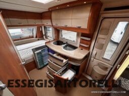 HOBBY EXCELLENT 455 UF CLIMA E MOVER CARAVAN 4 POSTI 2012 1.250 KG pieno