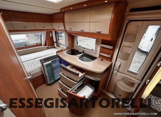 HOBBY EXCELLENT 455 UF CLIMA E MOVER CARAVAN 4 POSTI 2012 1.250 KG pieno