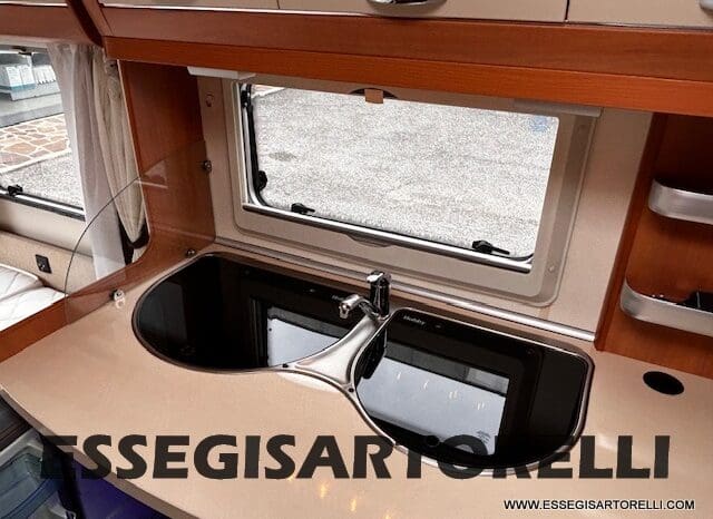 HOBBY EXCELLENT 455 UF CLIMA E MOVER CARAVAN 4 POSTI 2012 1.250 KG pieno