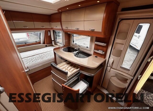 HOBBY EXCELLENT 455 UF CLIMA E MOVER CARAVAN 4 POSTI 2012 1.250 KG pieno