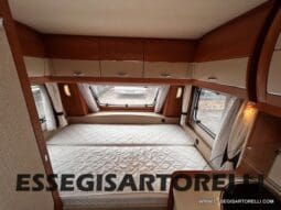 HOBBY EXCELLENT 455 UF CLIMA E MOVER CARAVAN 4 POSTI 2012 1.250 KG pieno