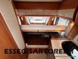 HOBBY EXCELLENT 455 UF CLIMA E MOVER CARAVAN 4 POSTI 2012 1.250 KG pieno