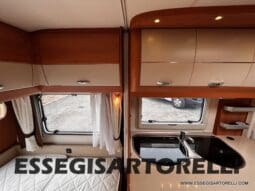 HOBBY EXCELLENT 455 UF CLIMA E MOVER CARAVAN 4 POSTI 2012 1.250 KG pieno