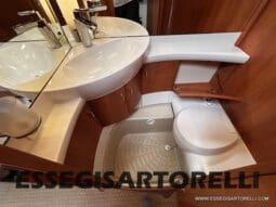 HOBBY EXCELLENT 455 UF CLIMA E MOVER CARAVAN 4 POSTI 2012 1.250 KG pieno