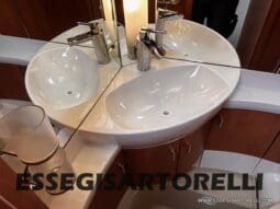 HOBBY EXCELLENT 455 UF CLIMA E MOVER CARAVAN 4 POSTI 2012 1.250 KG pieno