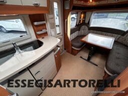 HOBBY EXCELLENT 455 UF CLIMA E MOVER CARAVAN 4 POSTI 2012 1.250 KG pieno