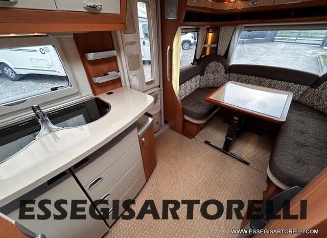 HOBBY EXCELLENT 455 UF CLIMA E MOVER CARAVAN 4 POSTI 2012 1.250 KG pieno