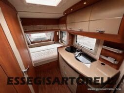 HOBBY EXCELLENT 455 UF CLIMA E MOVER CARAVAN 4 POSTI 2012 1.250 KG pieno