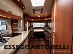 HOBBY EXCELLENT 455 UF CLIMA E MOVER CARAVAN 4 POSTI 2012 1.250 KG pieno