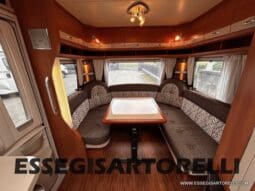 HOBBY EXCELLENT 455 UF CLIMA E MOVER CARAVAN 4 POSTI 2012 1.250 KG pieno