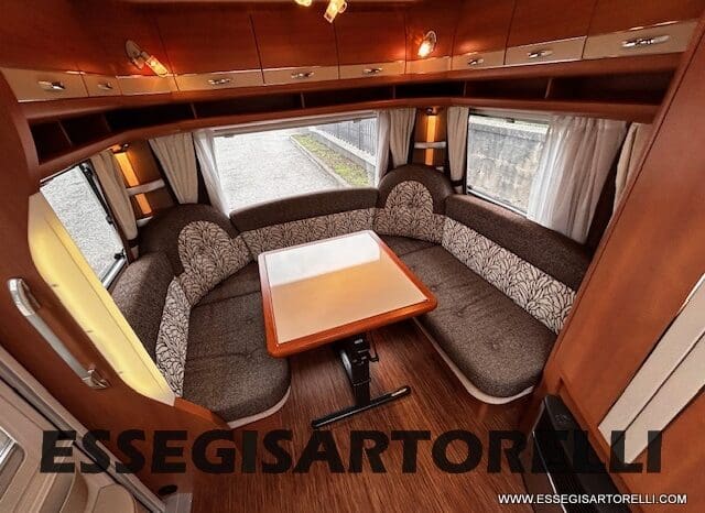 HOBBY EXCELLENT 455 UF CLIMA E MOVER CARAVAN 4 POSTI 2012 1.250 KG pieno