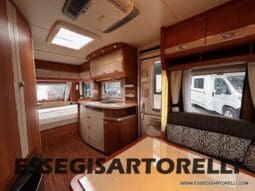 HOBBY EXCELLENT 455 UF CLIMA E MOVER CARAVAN 4 POSTI 2012 1.250 KG pieno