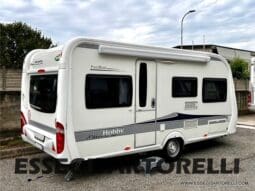 HOBBY EXCELLENT 455 UF CLIMA E MOVER CARAVAN 4 POSTI 2012 1.250 KG pieno