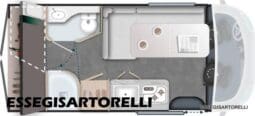 NEW CHAUSSON F & S MY 5 POSTI OMOLOGATI NEW DUCATO 140 cv 599 cm FULL pieno