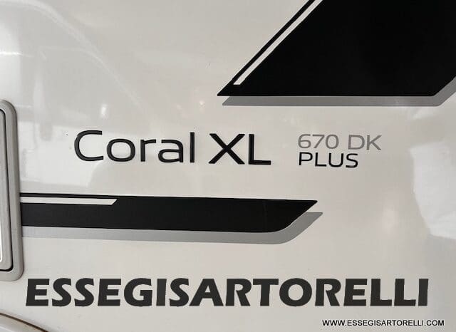 ADRIA CORAL PLUS XL A 670 DK 2018 UNIPRO 7 POSTI OMOLOGATI 150 CV LED pieno