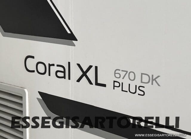 ADRIA CORAL PLUS XL A 670 DK 2018 UNIPRO 7 POSTI OMOLOGATI 150 CV LED pieno