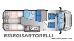 CHAUSSON EXALTIS 7020 MOTOROME 5 POSTI 08/2022 KM 30.521 FULL pieno