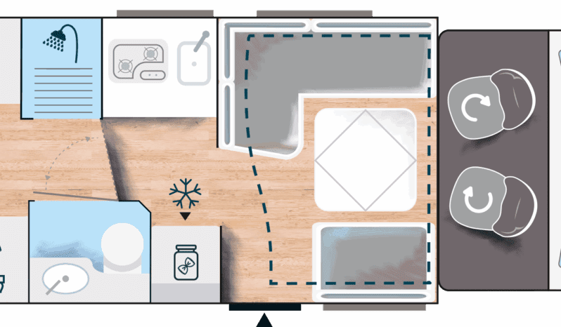 CHAUSSON NEW 724 ETAPE LINE 2025 SMART GARAGE BASCULANTE 5 POSTI OMOLOGATI pieno